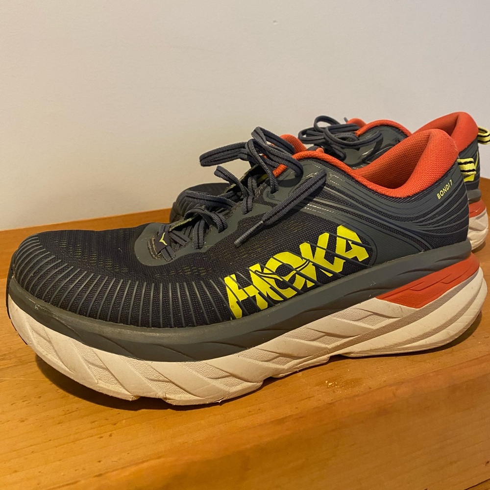 Hoka Mens One One Bondi 7, Size 10 Wide